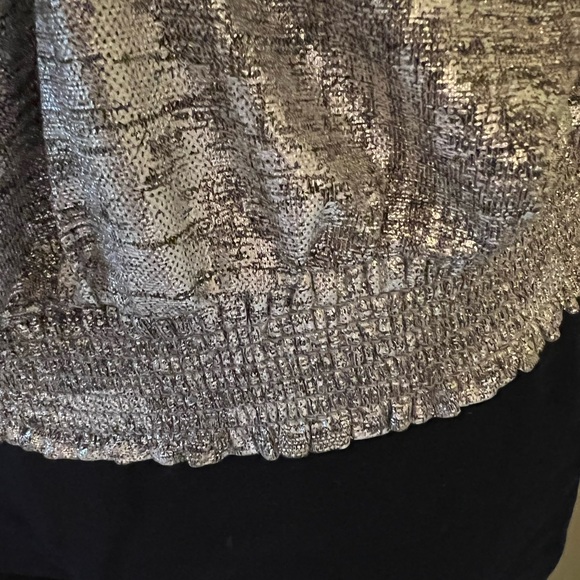 Anthropology Sexy Silver Tube Top Large NWT - Picture 9 of 9